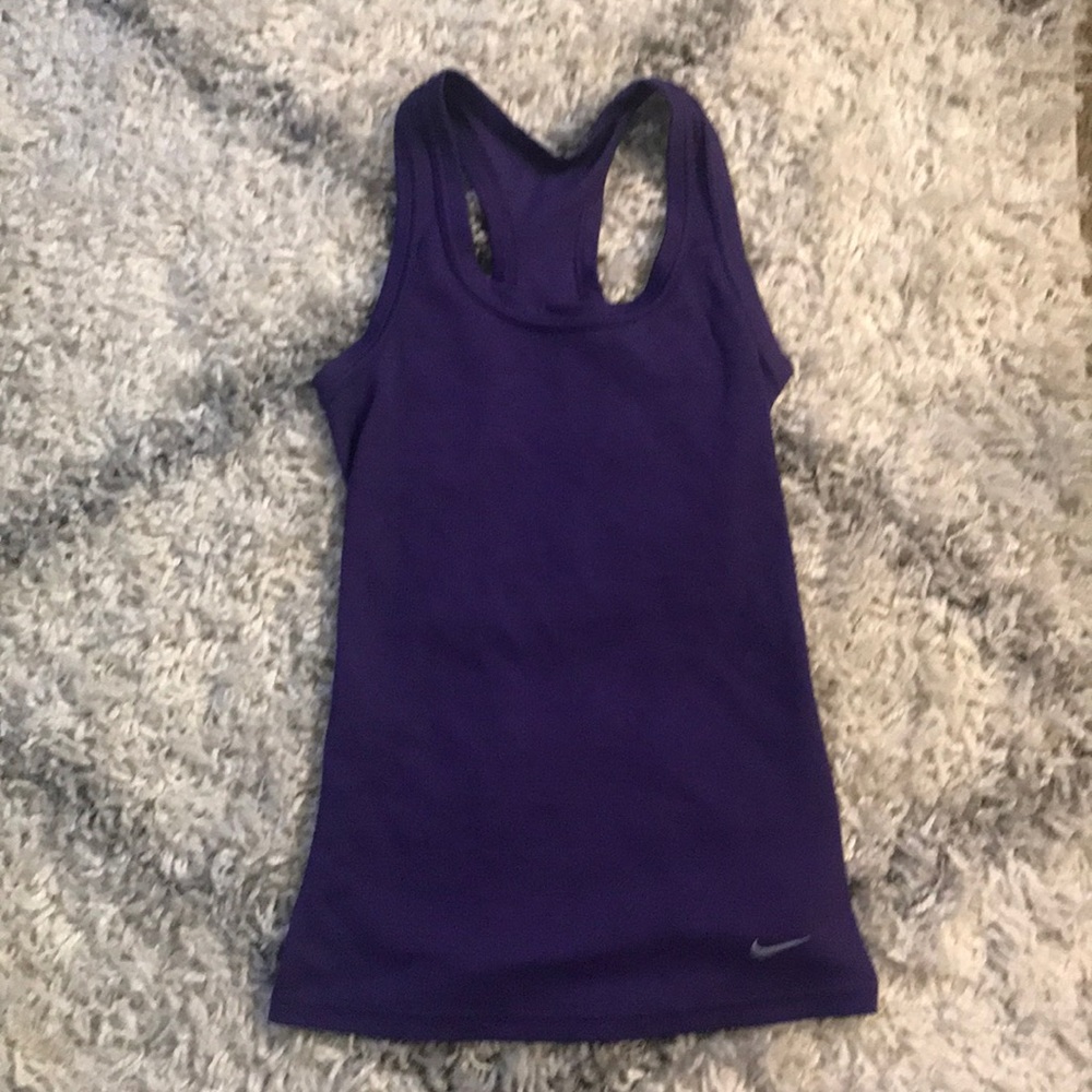 Royal purple Nike tank top